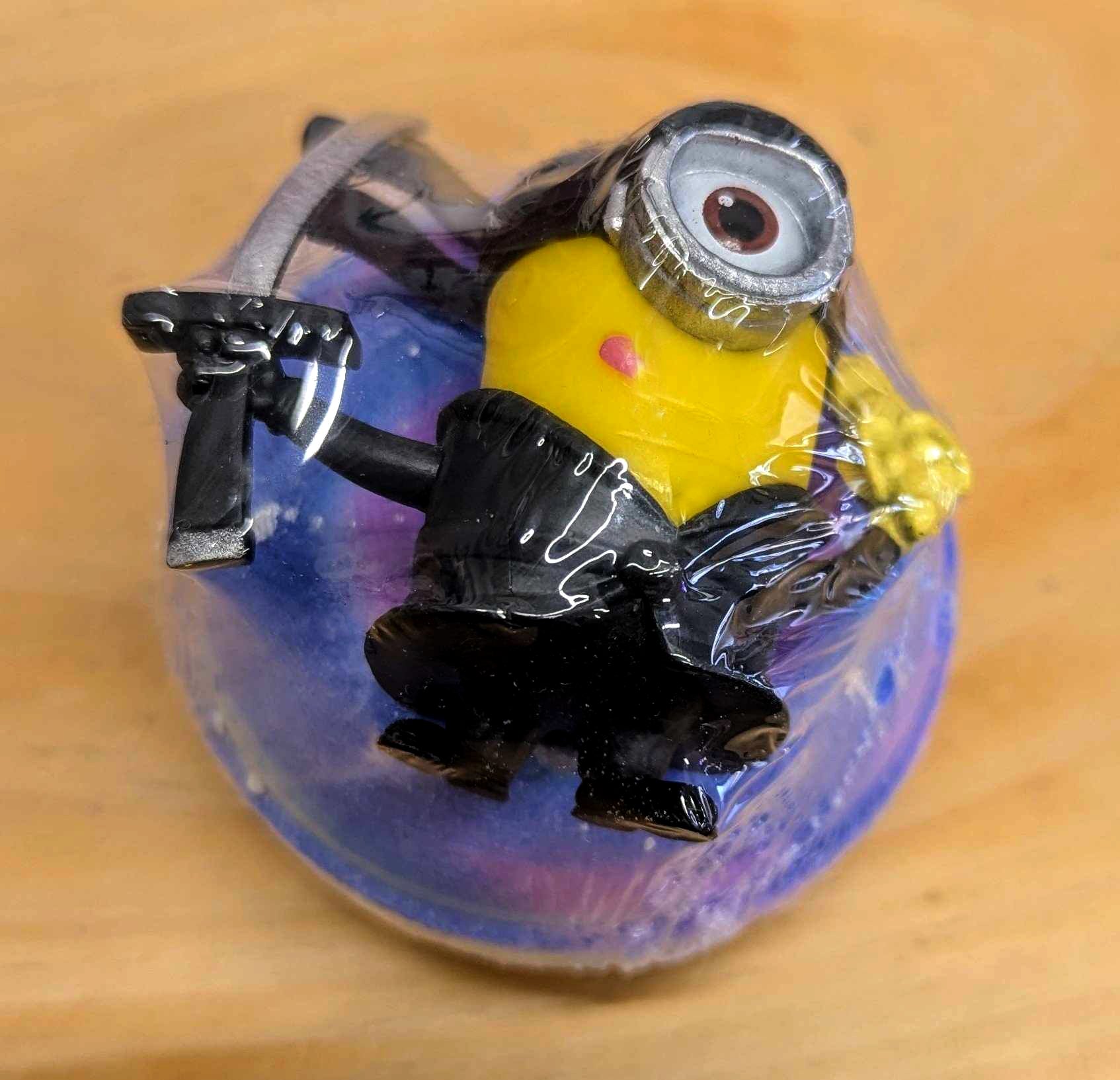 Bombe de bain effervescente avec jouet Les Minions Ninja - Fruit de dragon